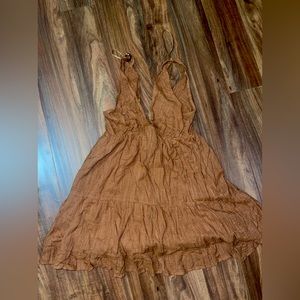 Pull&Bear Brown Dress